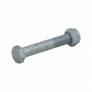 Hex Head Bolt & Nyloc Nut M12 x 100mm